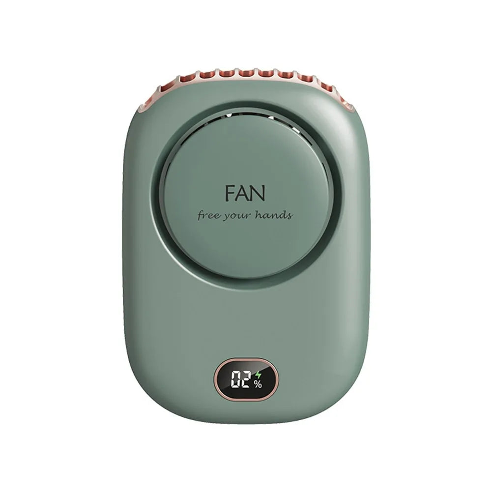 Ventilateur de Cou Sans Pales Portable Silencieux Mains Libres USB