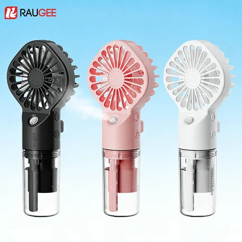 Ventilateur Brumisateur Portable USB 3-en-1 Fraîcheur Immédiate Canicule