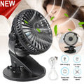 Ventilateur Bureau USB Silencieux 3 Vitesses Compact Télétravail Été