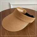 Casquette Visière UV Anti-Soleil Pliable Légère Plage Randonnée