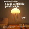 Lampe Méduse LED Veilleuse Décorative Multicolore Chambre Bureau